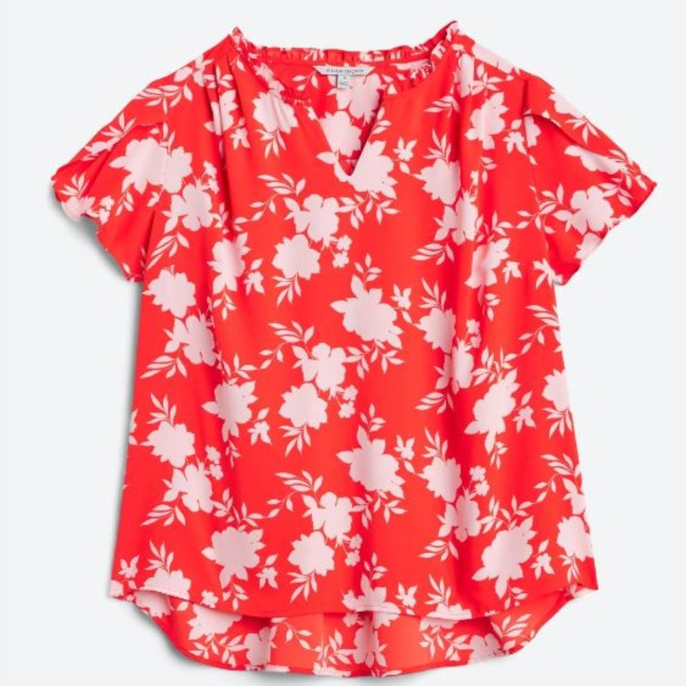 41 Hawthorn Tiffiny Tulip Sleeve Blouse